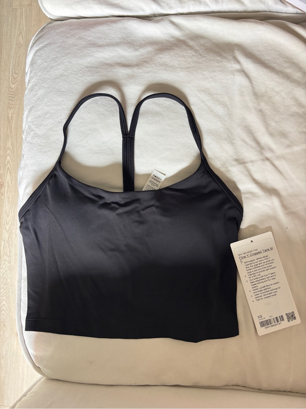 Lululemon Flow Y Cropped Tank Top
